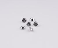 OM GEMS Diamant fantaisie naturel rond brillant de 3,50 mm, percé au laser, pour la fabrication de bijoux, vente en gros