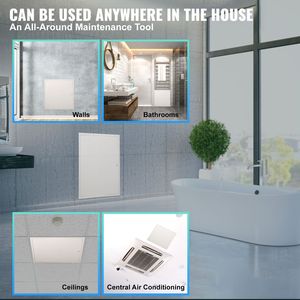 Pannello di Accesso per Controsoffitto in Acciaio Rinforzato 24 X 24 Pollici, per Impianti Idraulici, Ancoraggi per Cartongesso Inclusi - Product Image 2
