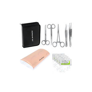 Kits de retrait d'agrafes de pharmacie Kit complet de pratique de suture chirurgicale avec outil de suture en acier inoxydable - Product Image 1