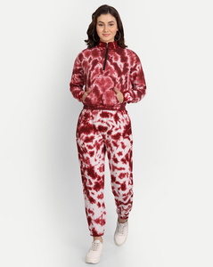 Conjunto Deportivo de Moda para Mujer, Sudadera con Bloques de Color y Pantalones Jogger, Atuendo Casual Elegante de Dos Piezas - Product Image 1