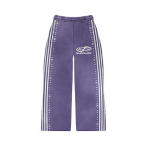 Survêtement unisexe en polaire orange grande taille 2026 |   100% coton, lavage à l'acide |   Ensemble d'entraînement hivernal de qualité supérieure OEM - Product Image 6