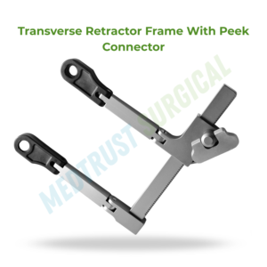 Marco Retractor Transversal con Conector PEEK de 120 mm, Instrumento Neuroquirúrgico, Sistema de Retracción para Cirugía de Columna Vertebral - Product Image 2