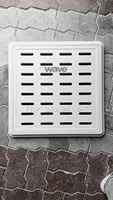 Couvercle de caniveau carré en composite FRP 24x24 pouces Modèle 1 Robuste pour drainage industriel et charge lourde
