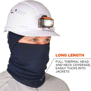 Unisex 3D Embroidered Checked <b>Balaclava</b> Interlock for <b>Ski</b> Ensures Flexible Fit Warm Shielding Workers Athletes Long Cold - Product Image 4