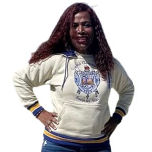 Sudadera con Capucha Sigma Gamma Rho Prep SGRho Crema, Azul y Dorado, Prenda Griega Premium Unisex para Hermandad - Product Image 6