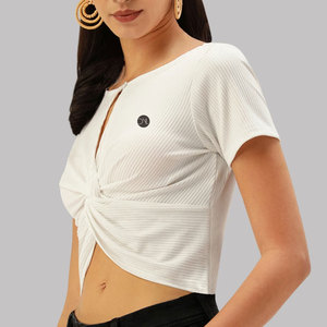 Top Corto Moderno para Mujer, Ropa Casual Cómoda para Uso Diario, Atuendos de Fin de Semana y Estilo Urbano Moderno - Product Image 3