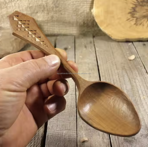 Wooden Spoons Cooking Wooden Utensils Non Stick Spoon Cooking <b>Spatula</b> Holder Teak from India - Product Image 4