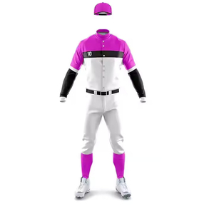 Custom Men's <b>Baseball</b> Uniform 100% Polyester Sublimated Breathable Full Sleeve Jersey White Yellow Black Team Number 10 - Product Image 2