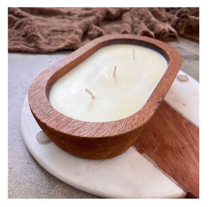 Cuenco de Madera para Velas de la Mejor Calidad, Decoración para Mesa de Comedor, Proveedor Mayorista de Cuencos de Madera para Velas - Product Image 6
