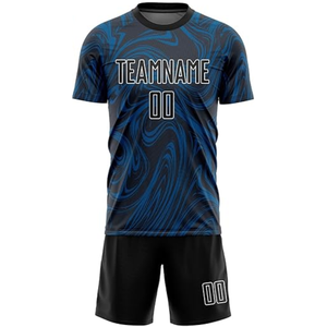 Uniforme de fútbol de club, tela de alto rendimiento para EE. UU. y Europa, impresión personalizada, kit deportivo premium, diseño transpirable y de secado rápido. - Product Image 5