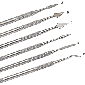 Kit professionnel de 12 outils de sculpture dentaire en acier inoxydable pour cire, kit de précision pour la sculpture chirurgicale - Product Image 4