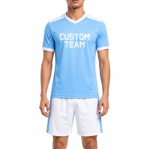 Unisex Sports Jersey Custom Color Soccer And <b>Shorts</b> Set Stylish Breathable Comfortable Premium jersey Stylish Custom Team Design - Product Image 1