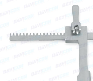 Écarteur de côtes Finochietto, instruments chirurgicaux thoraciques et cardiovasculaires, réutilisables, en acier inoxydable, approuvés CE ISO, Davicon - Product Image 6