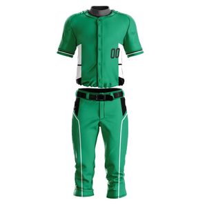 Uniforme de Béisbol Personalizado para Hombre, Conjunto de Camiseta y Pantalones, Botones, Kit de Equipo, Sublimación, Proveedor OEM - Product Image 1
