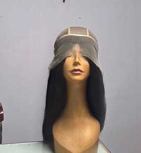 Full <b>Wig</b> 26 Inches 100% Human Remy Indian Hair Natural Wave Lace Front Premium Quality Medium Density Taz Hair Bd gluless <b>wig</b> - Product Image 3