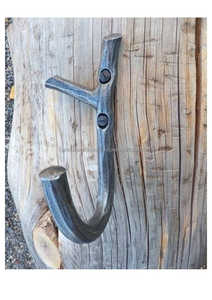 Top Sale Customized Wrought Iron Wall Mount <b>Hook</b> <b>Black</b> Color with Unique Shape and Size for <b>Coats</b> Clothes at Wholesale Price - Product Image 5