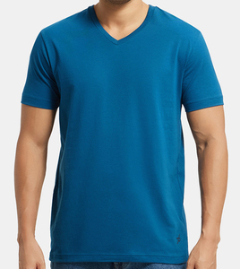 T-shirt en coton uni pour homme, coupe classique, léger, col rond, basique, pour impression personnalisée, OEM ODM - Product Image 5