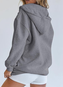 Custom Oversize Men's Vintage Hoodie <b>Zip</b> up Long Sleeve Sweatshirt with <b>Pockets</b> Acid Wash Streetwear Fleece <b>Hoodies</b> Jacket - Product Image 3