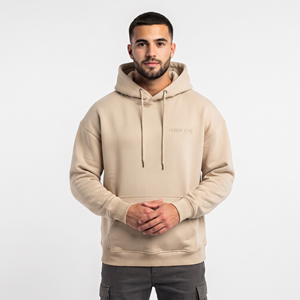 Sudadera con Capucha para Hombre, Sudadera de Felpa de Algodón Grueso, Sudadera con Capucha y Cordón Ajustable con Logotipo Personalizado - Product Image 4