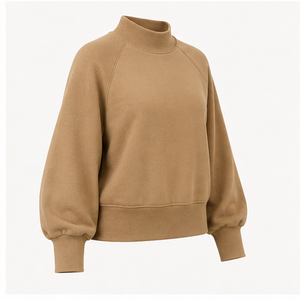 Ropa Casual Diaria para Mujer, Sudadera de Cuello Alto, Suéter Holgado y Cálido para Mujer, Guardarropa de Invierno - Product Image 4