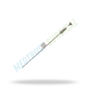 Raspateur à aspiration Gubisch 17 cm droit avec guide, instrument chirurgical pour rhinoplastie et chirurgie plastique - Product Image 3