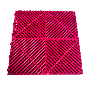 Dalles de sol en plastique emboîtables, mosaïque de sol, dalles antidérapantes pour garage, dalles de sol pour lavage de voitures - Product Image 1
