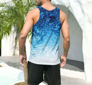 Camiseta sin Mangas Sublimada para Hombre de Alta Calidad, Cómoda, Económica, Transpirable, con Logotipo/Diseño Personalizado - Product Image 5