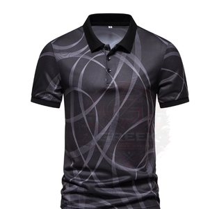 Polo d'été léger pour homme en coton doux et respirant, coupe confortable et design simple et élégant - Product Image 4