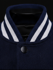 เสื้อแจ็คเก็ตวาร์ซิตี้คุณภาพสูงสำหรับผู้ชายพร้อมปกตั้ง - Product Image 2