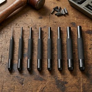 Jeu de 9 poinçons courts pour vis sans tête |   Kit d'outils de poinçonnage en acier trempé pour broches |   Réparation automobile - Démontage |   Professionnel |   Outils à main - Product Image 4