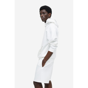 Sudadera con Capucha Unisex Blanca 2026 al por Mayor, Ajuste Regular, Diseño Casual con Bolsillos, Tejido de Punto, Color Sólido, para Invierno - Product Image 3