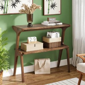 Tavolo Console in Legno Massello Utilizzabile Come Tavolino Laterale - Product Image 1