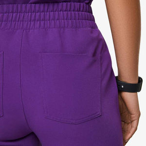 Uniforme Quirúrgico Elástico Morado de Alta Calidad, Transpirable, Personalizado, Traje Médico para Hospital - Product Image 6