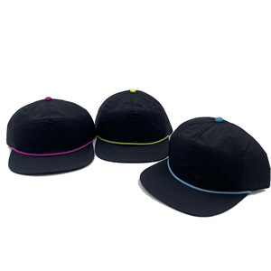 Classic Cotton Snapback <b>Cap</b> <b>Flat</b> Brim Adjustable Strap Closure Street Style Hat for <b>Men</b> Women Casual Everyday Wear Outdoor - Product Image 2