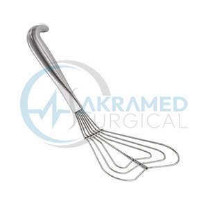 เครื่องมือผ่าตัดหัวใจและหลอดเลือด Allison Lung Retractor ขนาด 26 ซม. 132 มม. ผลิตจากสแตนเลสสตีล ได้รับการรับรองมาตรฐาน CE ใช้ซ้ำได้ - Product Image 5