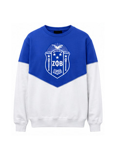 Wholesale Custom Made Latest Design Zeta Phi Beta <b>Men</b> Crew Neck Solid Embroidered Sweatshirt Sorority Apparel 100% Cotton Fleece - Product Image 1