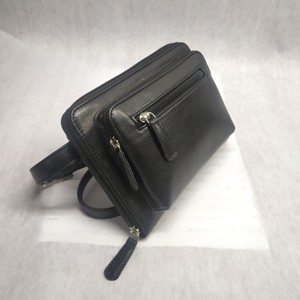 Suministro Directo Riñonera de Cuero Multiusos Móvil con Correa, Mini Bolsa de Cintura con Cremallera de Gran Capacidad para Viaje, Exportador Indio - Product Image 3