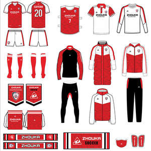 Uniformes de Fútbol Personalizados al por Mayor, Camisetas de Fútbol Transpirables con Sublimación, Manga Corta, para Hombre, Ropa Deportiva Cómoda - Product Image 5