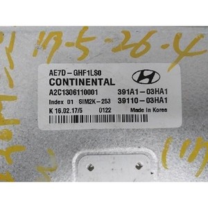 ECU และโมดูลคอมพิวเตอร์มือสองของ IONIQ รุ่น 391A103HA1 - Product Image 6