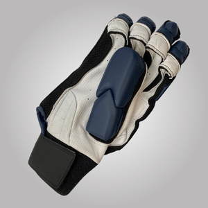 Gants de cricket d'été pour hommes, couleurs personnalisées, en cuir et coton, design à doigts complets, sangle de poignet réglable, antidérapants, à enfiler - Product Image 4