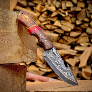 Hot Selling Handmade San-Mai Copper Damascus Steel Hunting <b>Knife</b> Personalized Fixed Blade <b>Knife</b> w/<b>Bone</b>, Wood <b>Handle</b> - Product Image 1