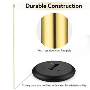 Asta Portabandiera Sezionale Migliorata da 8 Piedi 22FLP014-8FTG-B.V1 Versione - Product Image 2