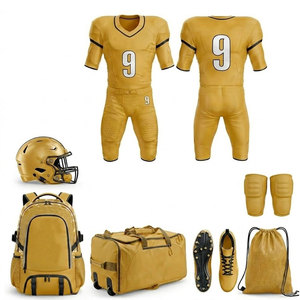 Uniforme de Fútbol Americano Personalizado de Alta Calidad para Hombre, Transpirable, Ligero, de Poliéster, para Uso en Equipos - Product Image 1