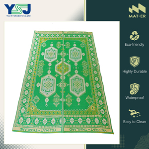Thailand Made Wrinkle-Resistant Outdoor Carpets Rug Pattern Corrosion Resistant 100% Polypropylene Plastic Jacquard <b>Mat</b> - Product Image 4