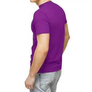 Camiseta con tu propio logo, estilo urbano, camiseta de alta calidad 100% poliéster/algodón, suave y cómoda para hombre. - Product Image 3