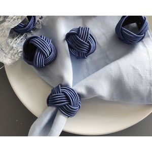 Juego de Anillos para Servilletas de Tela con Diseño de Nudos Artesanales, Accesorio Decorativo Hecho a Mano para Bodas, Eventos y Hostelería - Product Image 2
