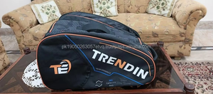 Sac à dos de tennis/raquette de padel/pickleball personnalisé avec logo OEM, cadre externe 600D, grande capacité, compartiment à chaussures, capacité de 50 à 70 L - Product Image 4