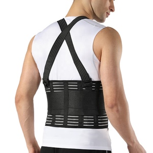 <span class=keywords><strong>Ceinture</strong></span> de soutien lombaire réglable et respirante en nylon VBOSI 2152 avec bandes antidérapantes pour la protection des épaules et du bas du dos lors des activités sportives - Product Image 1