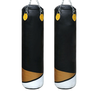 กระสอบทรายหนักสำหรับฝึกซ้อมศิลปะการต่อสู้คิกบ็อกซิ่ง ทำจากหนัง PVC น้ำหนักเบา ระบายอากาศได้ดี ปรับแต่งได้ด้วยการเติมทราย - Product Image 5
