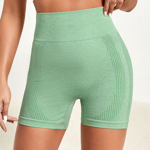 Nouvel Arrivage Short de Sport Super Extensible Taille Haute Effet Push-Up pour Femme, Idéal Yoga et Fitness - Product Image 1